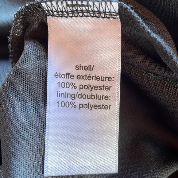 Maurices NWT Midi black floral lined dress. Size XL. Cranberry and gray/green - Picture 11 of 11